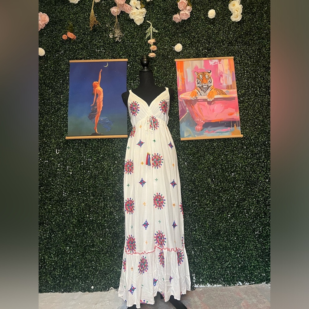 The Bohème Dream | Boutique Mandala Rainbow Maxi Dress